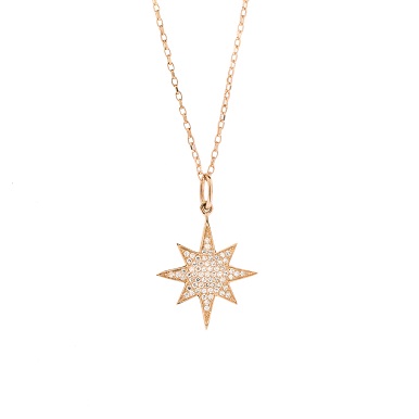 gold star pendant necklace online