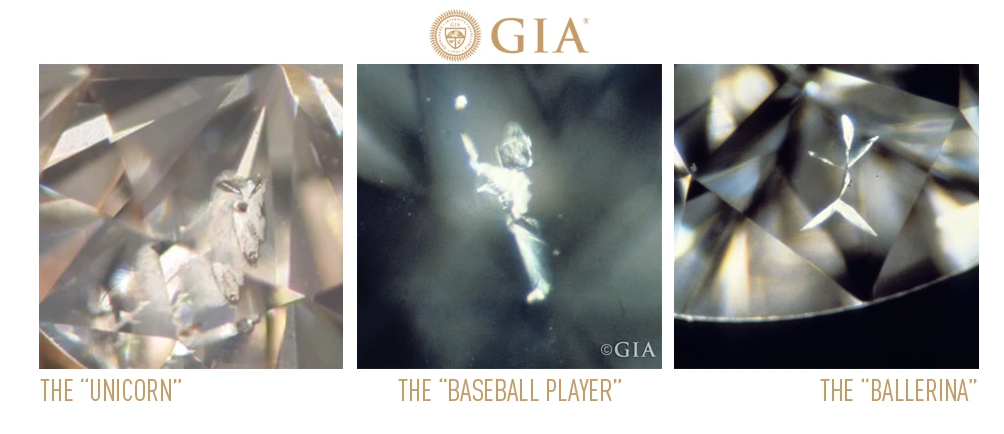 Fun inclusions in diamonds