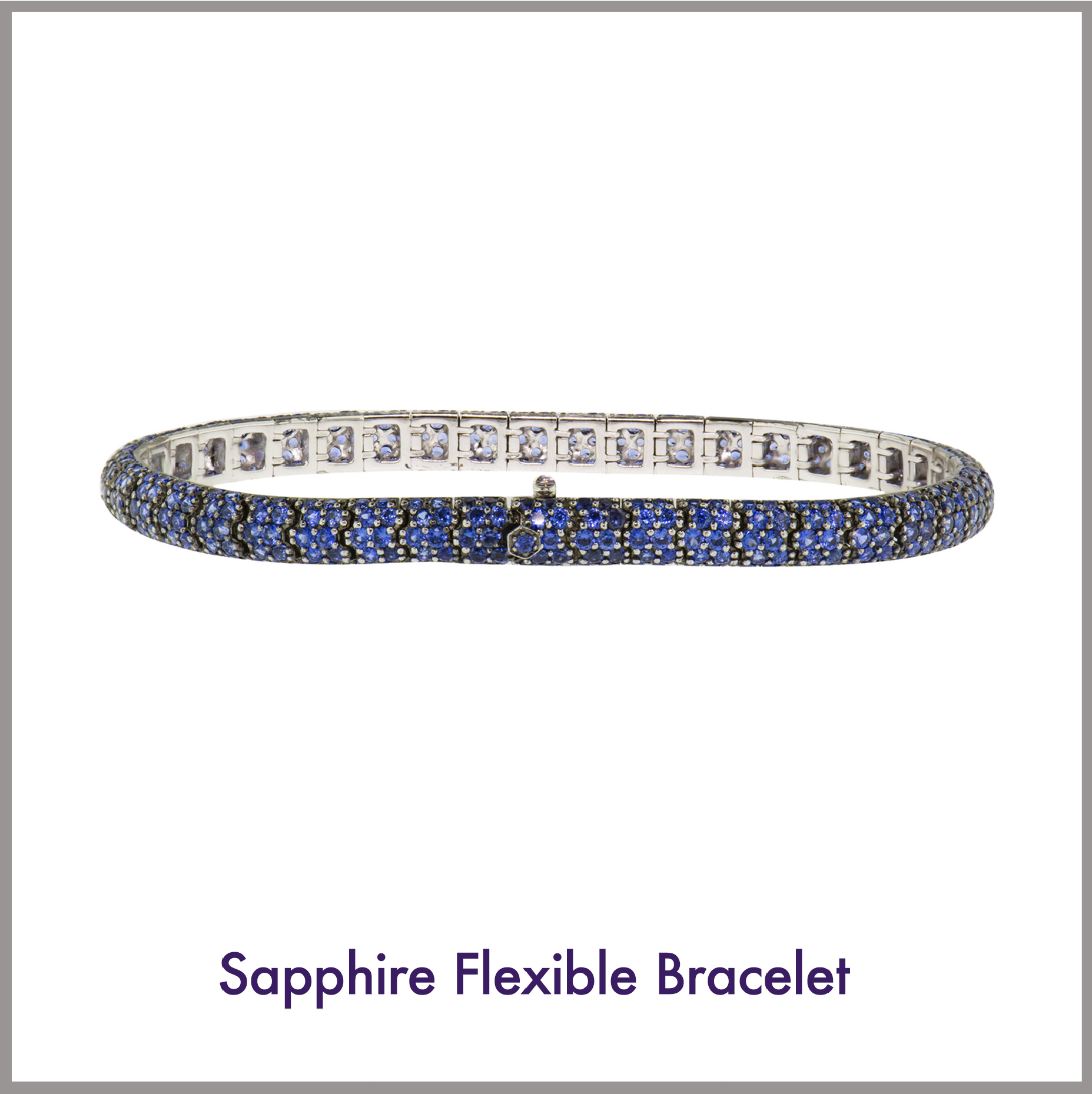 Sapphire Flexible Bracelet