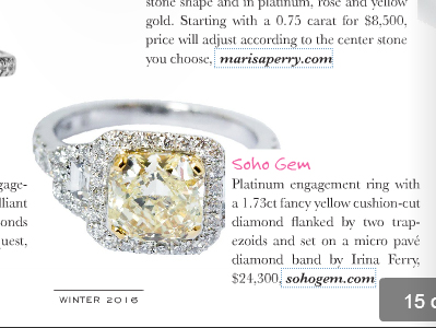 New York sapphire engagement ring